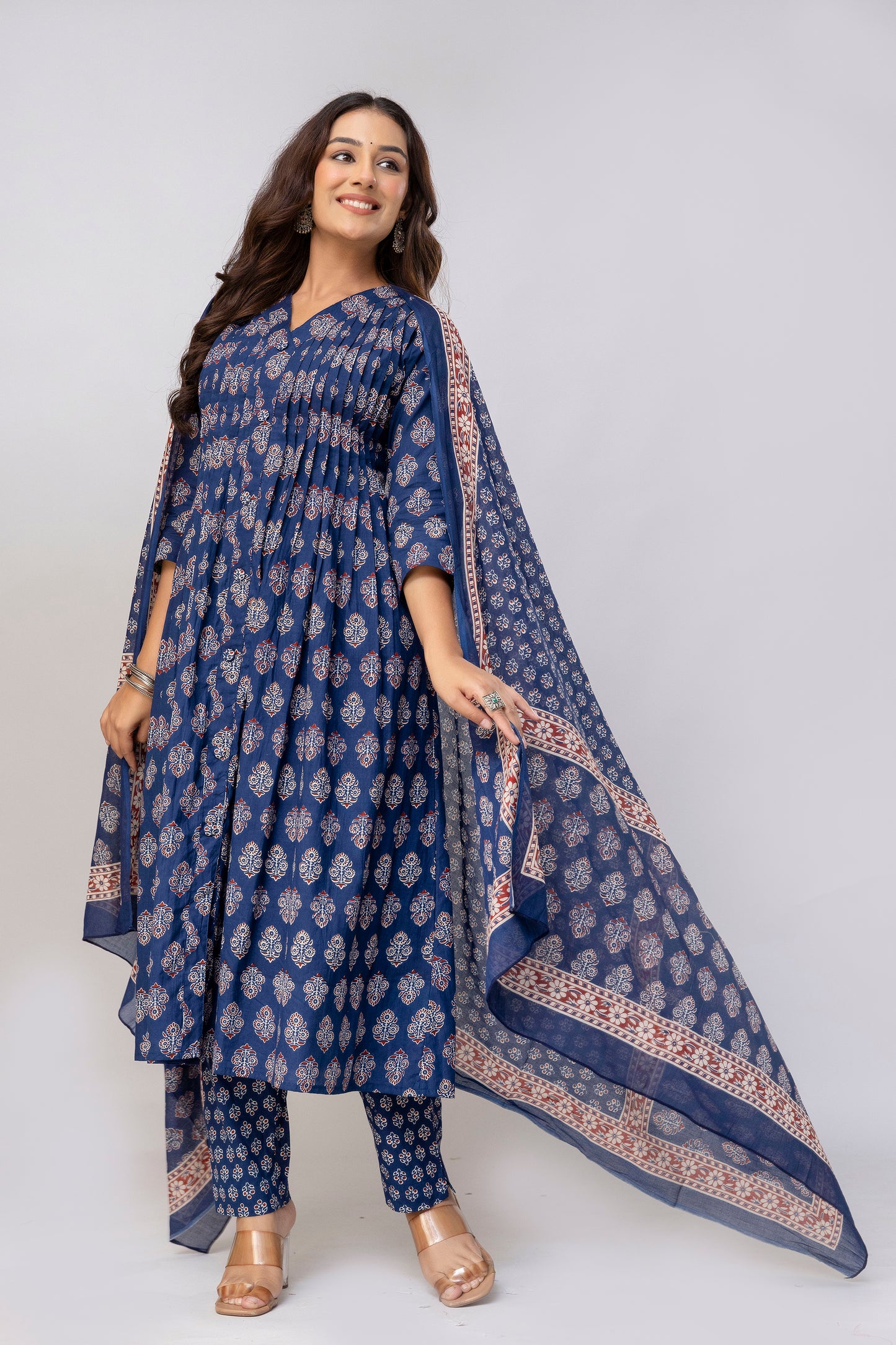 Blue Kurti Set
