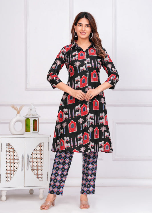 Cotton Kurti Set