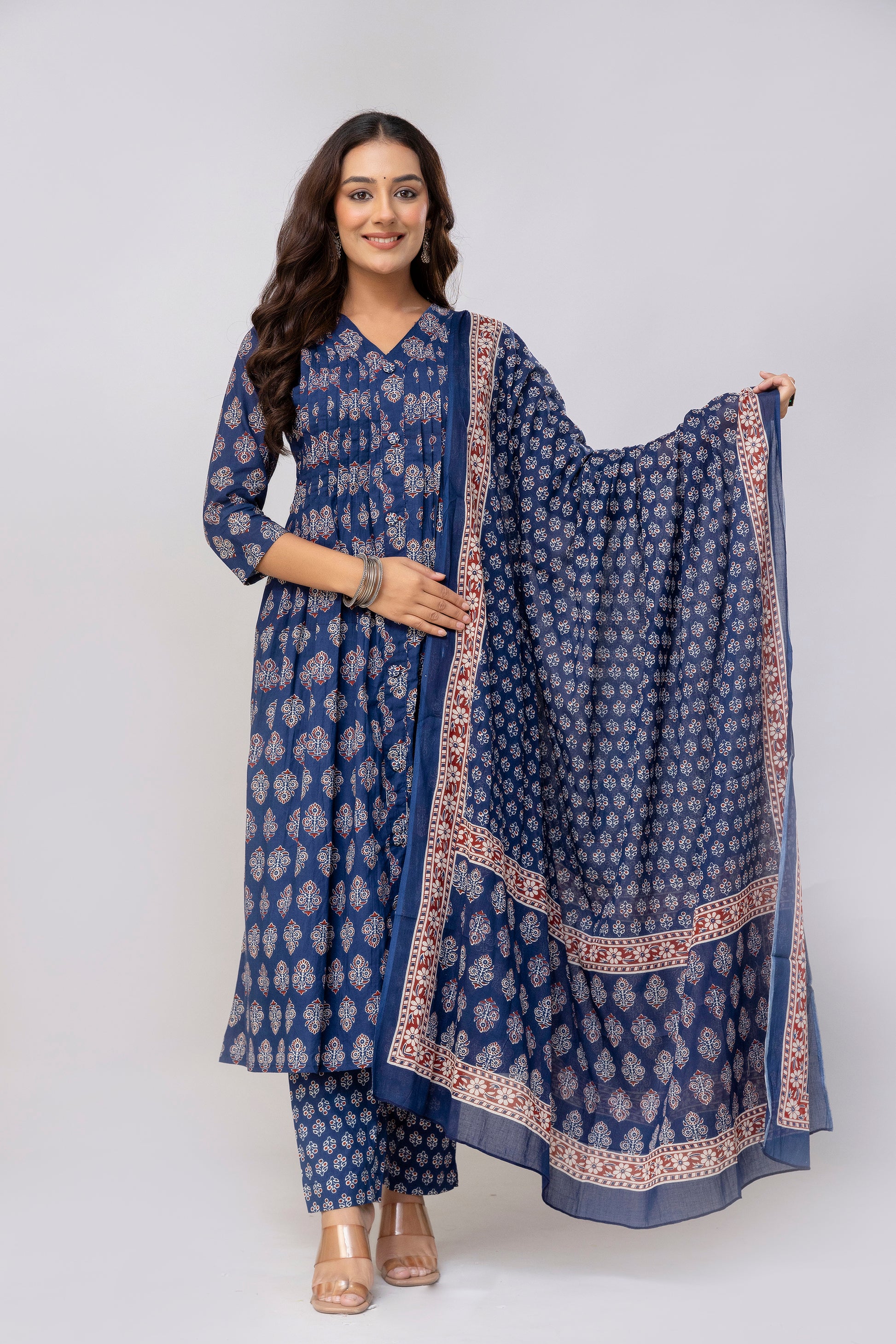 Blue Kurti Set 
