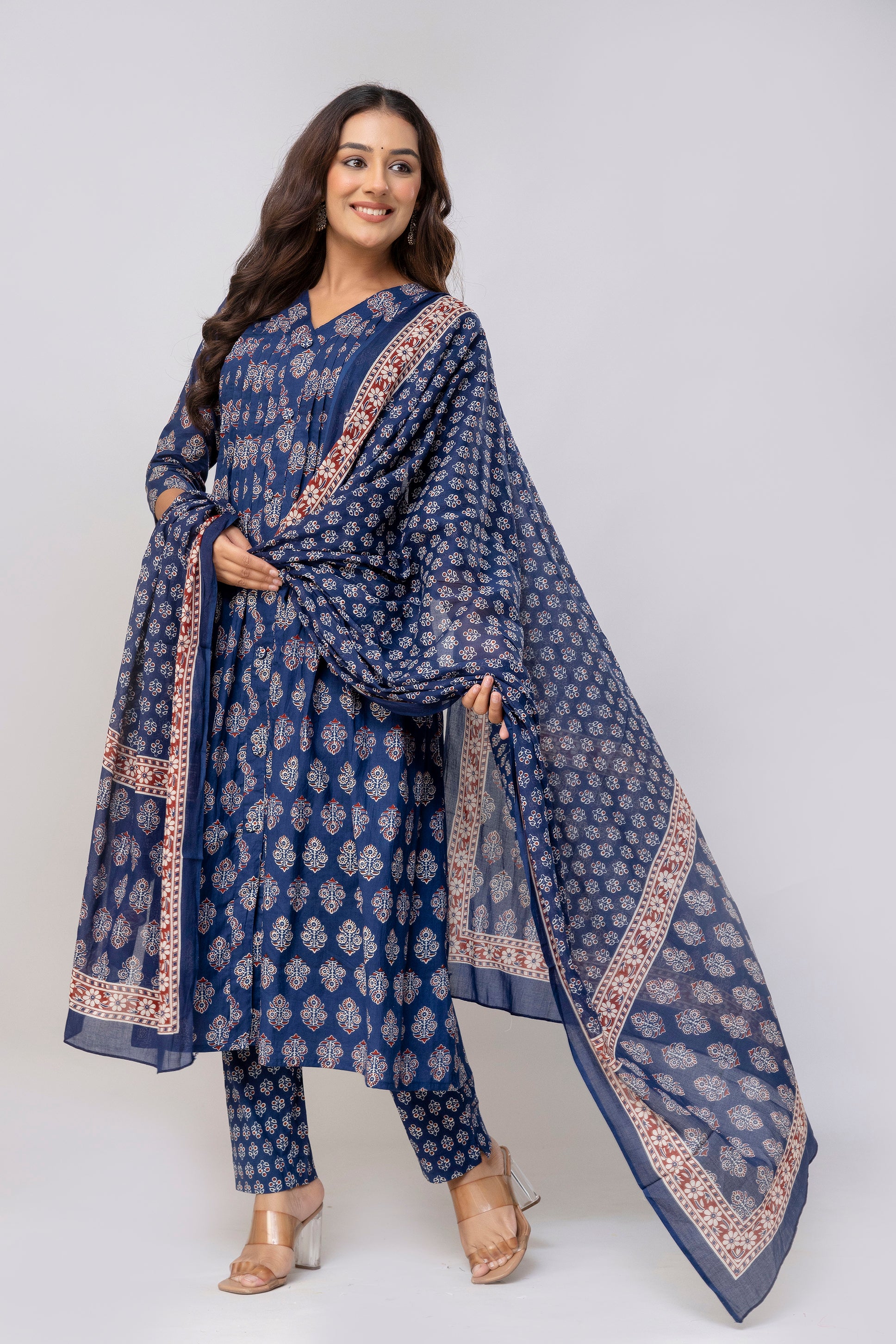Blue Kurti Set 