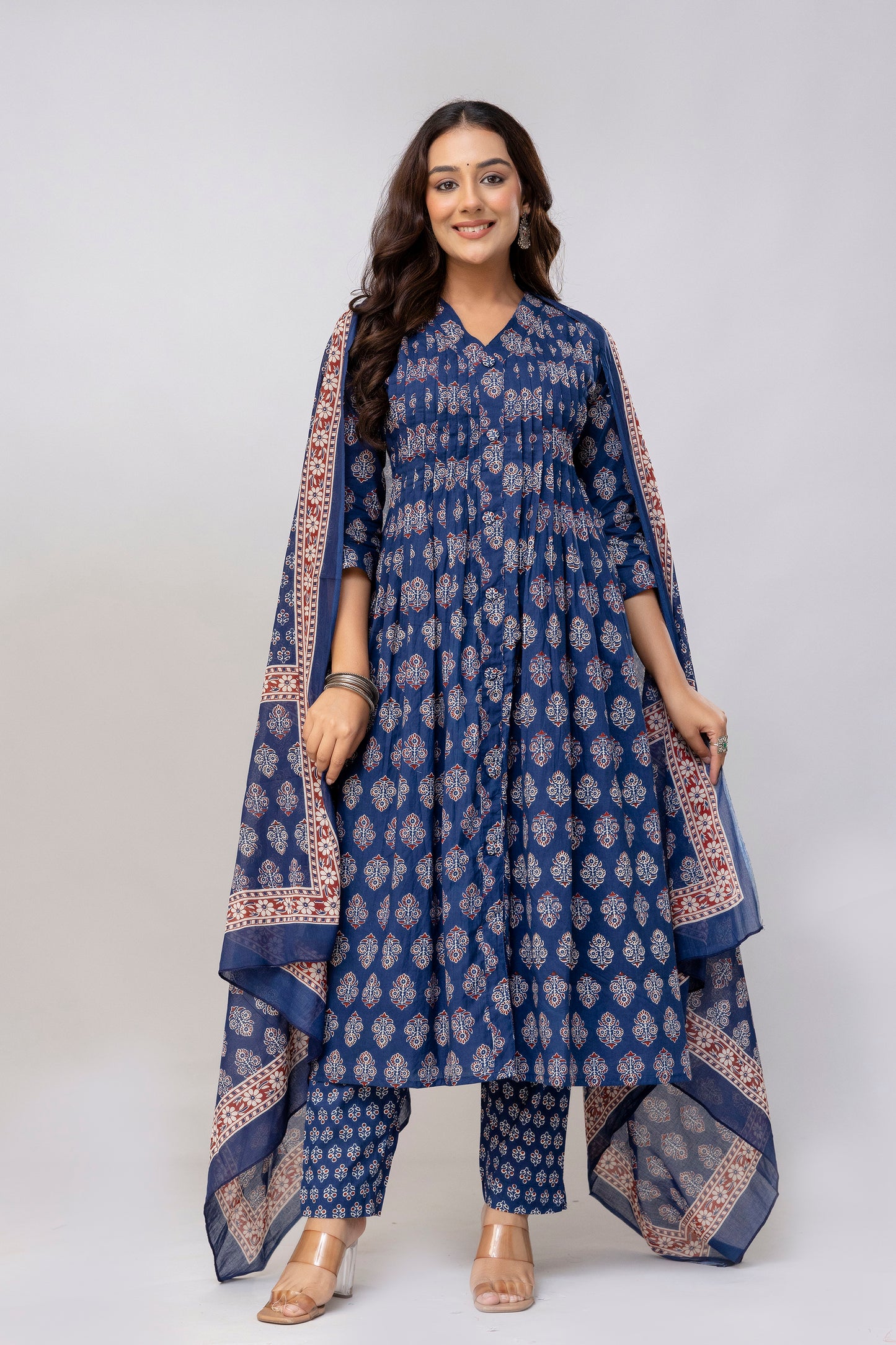 Blue Kurti Set 