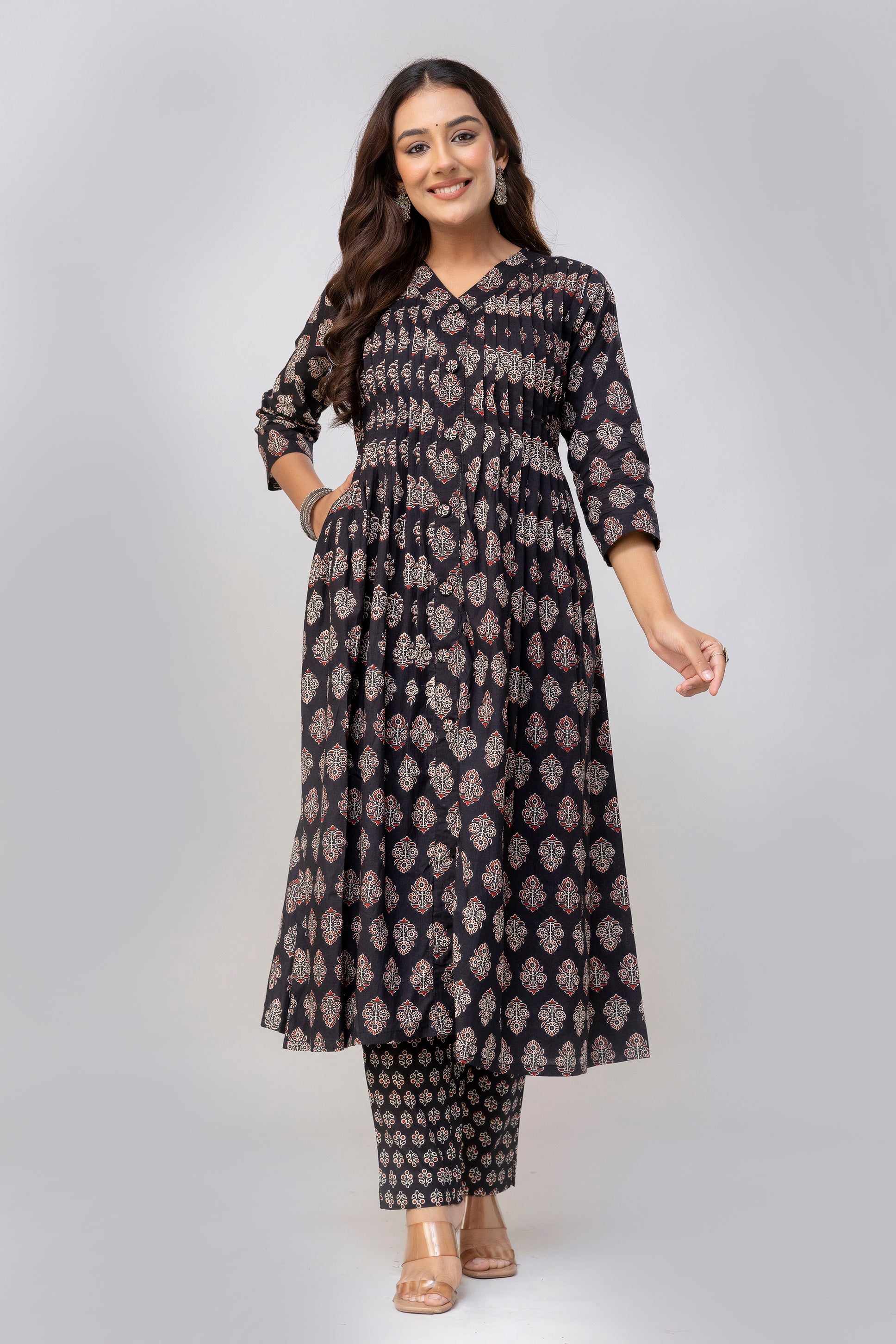 Black Kurti Set