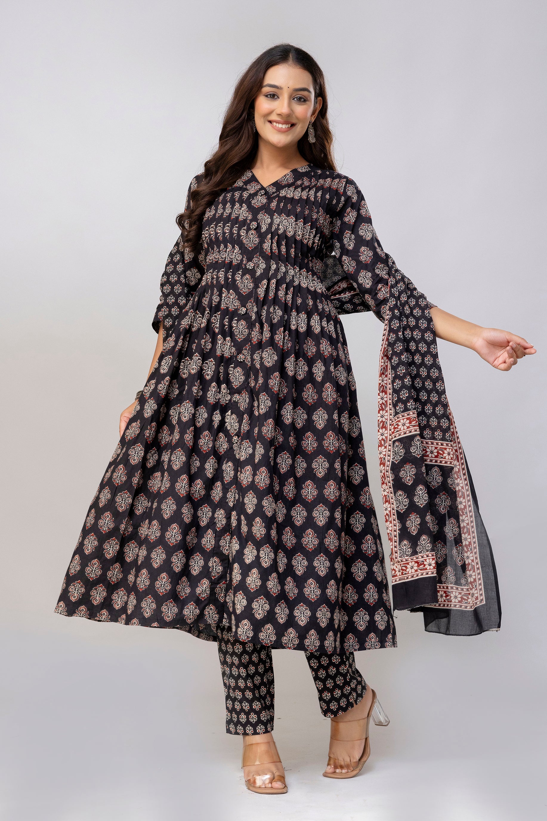 Black Kurti Set