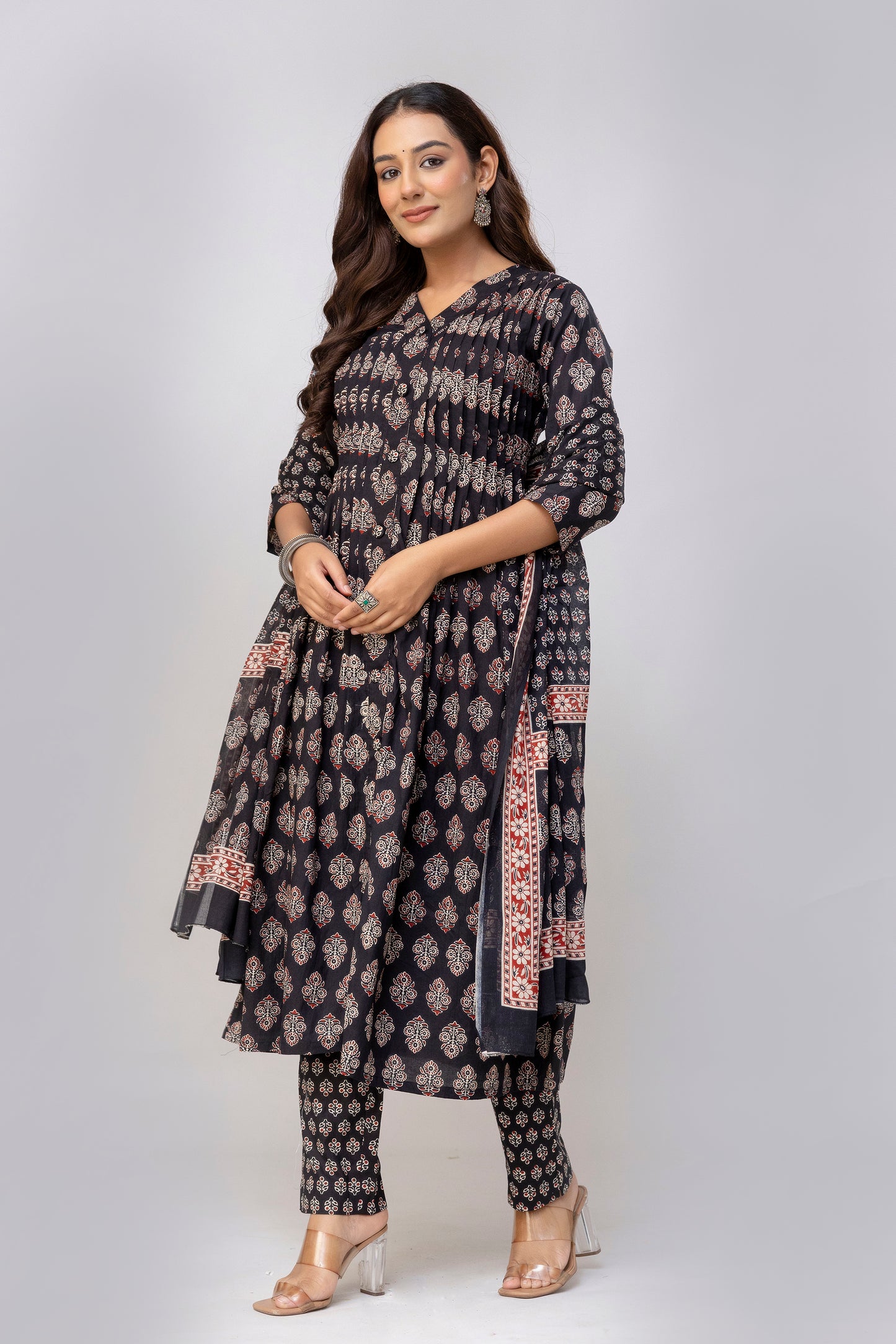 Black Kurti Set