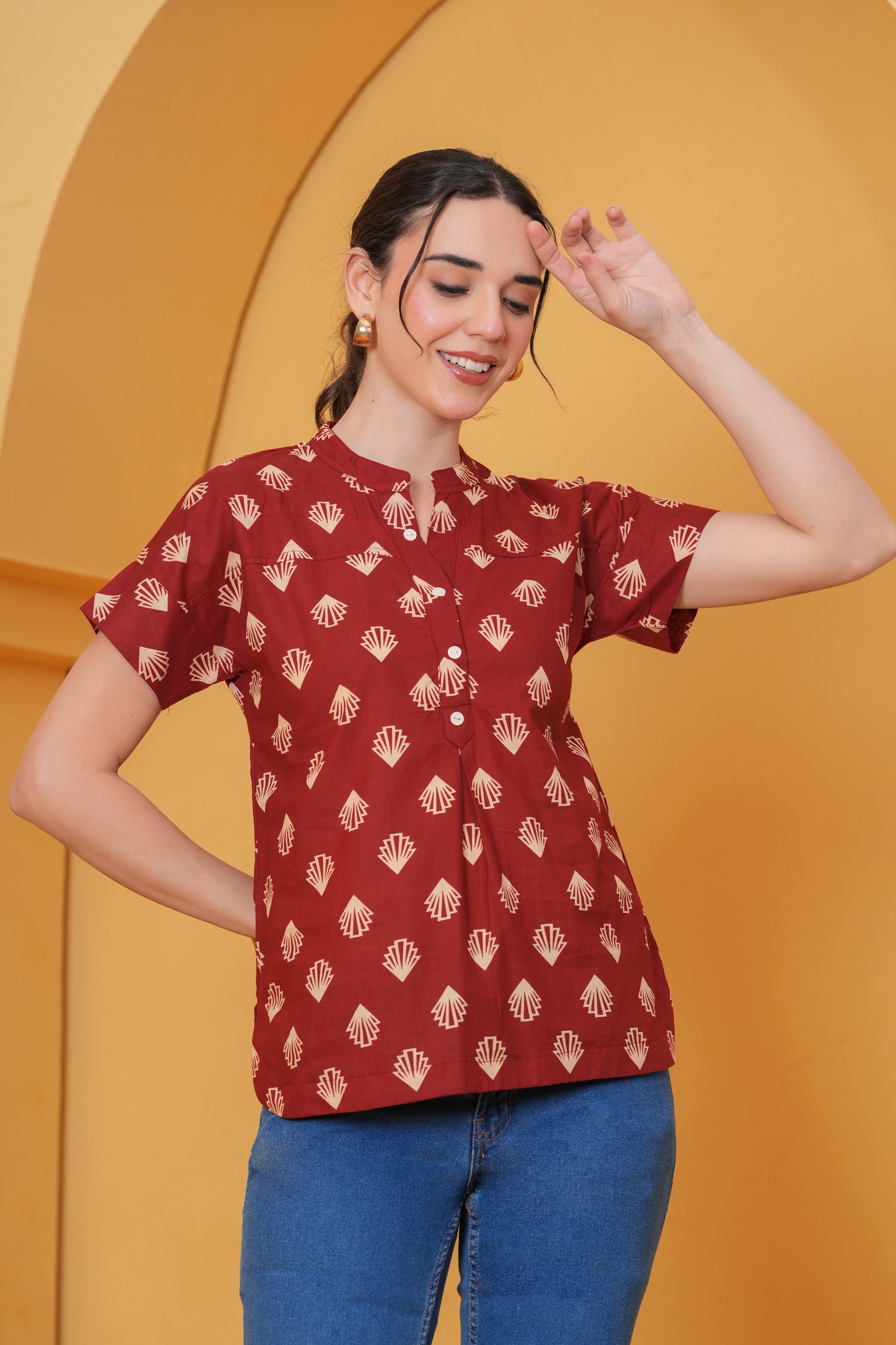 Office wear cotton kurti