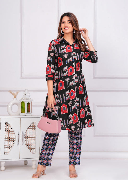 Cotton Kurti Set 