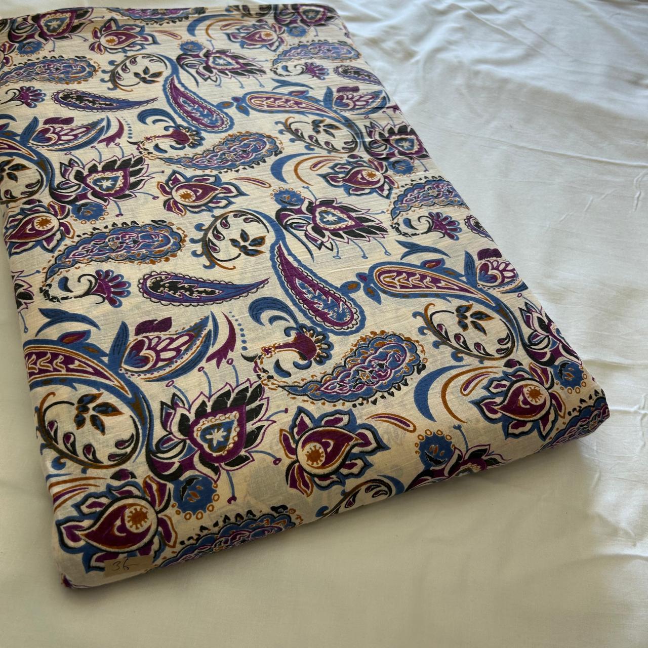 Cotton printed fabric for kurti