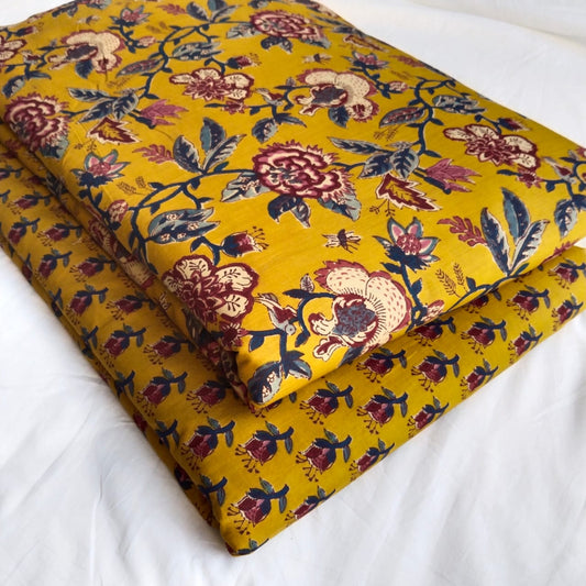 Hand block printed fabric wholesale